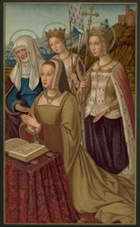 Anne of Brittany, Queen of France, Surrounded by her Patron Saints