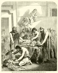 After the death of Joseph, his brothers had his body embalmed