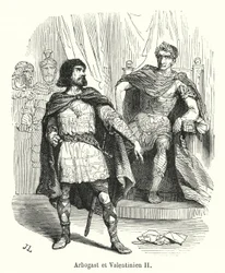 Arbogast and Valentinian II
