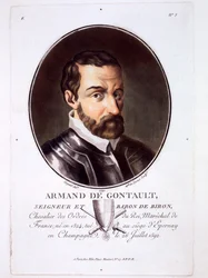 Armand de Gontaut, from Portraits des grands hommes, femmes illustres, et sujets memorables de France