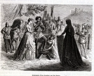 Arming a Knight by Ladies in the 11th Century - in 