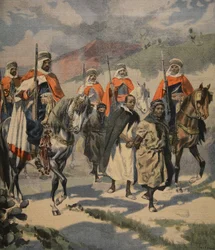 Arrest of the killers of the Marquis de Mores in Tunisia