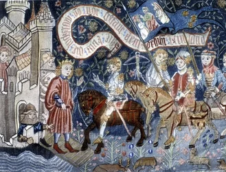 Arrival of Joan of Arc at Chinon Castle 6 March 1428