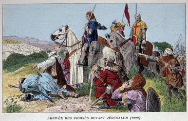 Arrival of the crusaders before Jerusalem (1099)