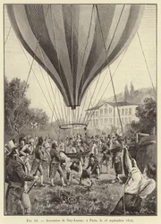 Ascent of Gay-Lussac in Paris, September 16, 1804