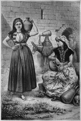 At the well, Hiram, from La Syrie d