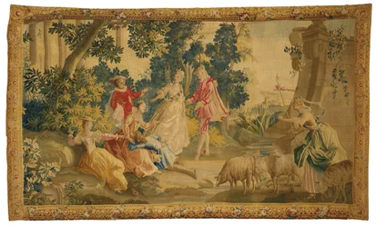 Aubusson Pastoral Tapestry