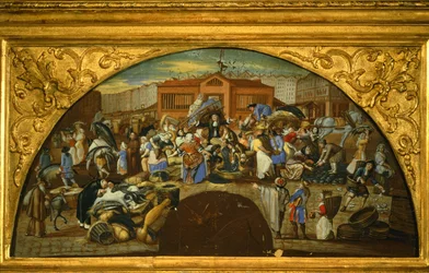 Auction Sale of Fish at Les Halles in Paris