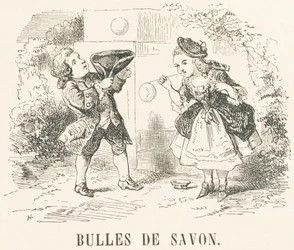 B: Soap bubbles