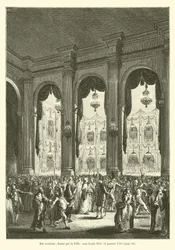 Costume ball, given by the City, under Louis XVI, January 23, 1782