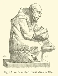 Bas-relief found in the City