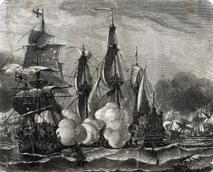 Battle of Bantry Bay Naval Engagement Fought on 11 May 1689, a Week Before the Declaration of the Nine Years
