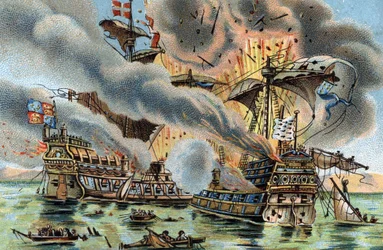 Battle of Cape Saint-Mathieu on August 10