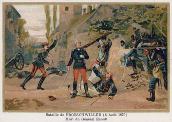 Battle of Froeschwiller, The Death of General Raoult