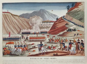 Battle of Somosierra on 30 November 1808