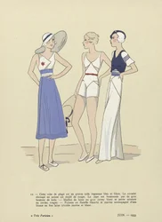 Beachwear from Tres Parisien, June 1933