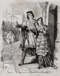 Bertrade of Montfort (1070-1117) Queen of France with Philip I King of France in 