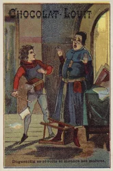 Bertrand Du Guesclin rebels and threatens his tutor