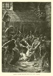 Bishop Gaudri Dragged from the Cask