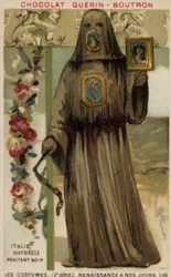 Black Penitent, Italy, 19th Century