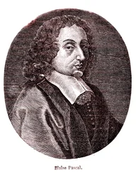 Blaise Pascal, french mathematician, philosopher, physicist and theologist. 1865