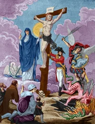 Bonaparte, Restorer of Religion and Supporting the Cross, Allegory on the Concordat