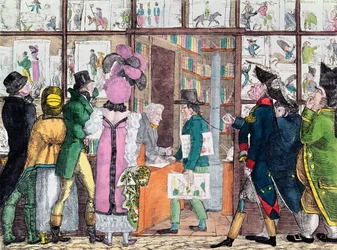 Book and Print Seller, early 19th century