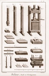 Bookbinder - press and development - 