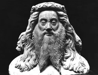 Bust from the Funeral Statue of Jean II de Vienne (d.1435), Seigneur of Pagny, Nicknamed with the Long Beard, Original from 15th Century