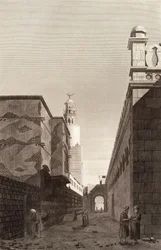 Cairo: View of the Exterior of the Mosque of Toulon