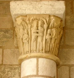 Capital Depicting the Visitation