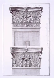 Capitals from the Temple near the Roman Baths, Nimes