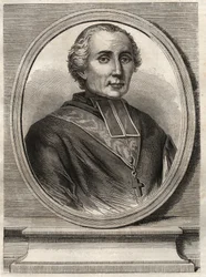 Portrait of Cardinal Francois-Nicolas-Madeleine Morlot (1795-1862) - Archbishop of Paris and Cardinal