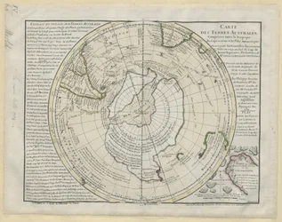 Map of the Southern Lands between the Tropic of Capricorn and the Antarctic Pole
