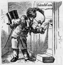 Cartoon by German composer Richard Wagner