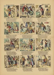 Cartoon Strip of Cadet Rouselle