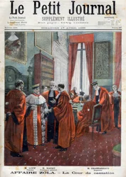Dreyfus case - The Court of Appeal During the Case, illustration from Le Petit Journal: illustrated Supplement