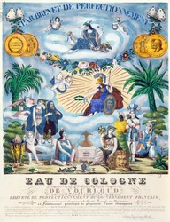 Certificate for an Eau de Cologne made by J.F. Vourloud, c.1825