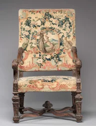Chair, manufacturer Savonnerie Factory, before 1717