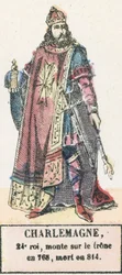 Charlemagne, 24th King, ascended the throne in 768, died in 814