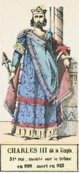 Charles III called the Simple, 31st King, Ascended the Throne in 898, Died in 923