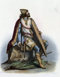 Charles Martel (688-741) Duke of Austrasia- in 