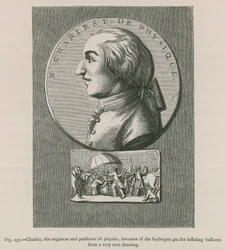 Charles, the Engineer and Professor of Physics, Inventor of the Hydrogen Gas for Inflating Balloons