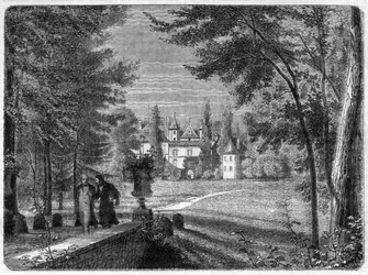 Chateau de Savigny-sur-Orge residence of Louis Nicolas Davout (1770-1823) Marshal of the Empire - in 
