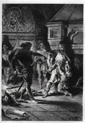 Childebert I at the Murder of his Brothers