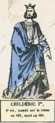 Childeric I, 4th King, Ascended the Throne in 458, Died in 481