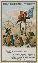 Chocolat Guerin-Boutron trade card, Historic Words series