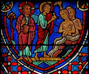 Christ blesses Apostles