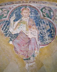 Christ in Majesty, from the crypt