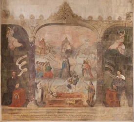The glorification of Mary (fresque dite de la bonne mort)